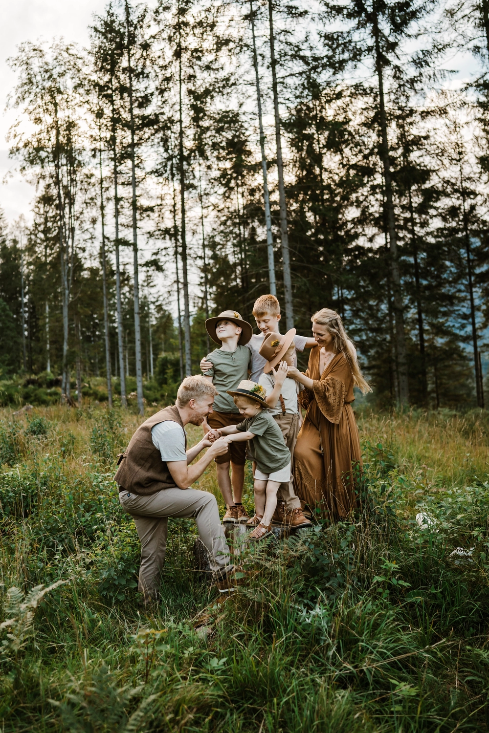 Antonia Orologio, Familienfotografie, Vater und Neugeborenes